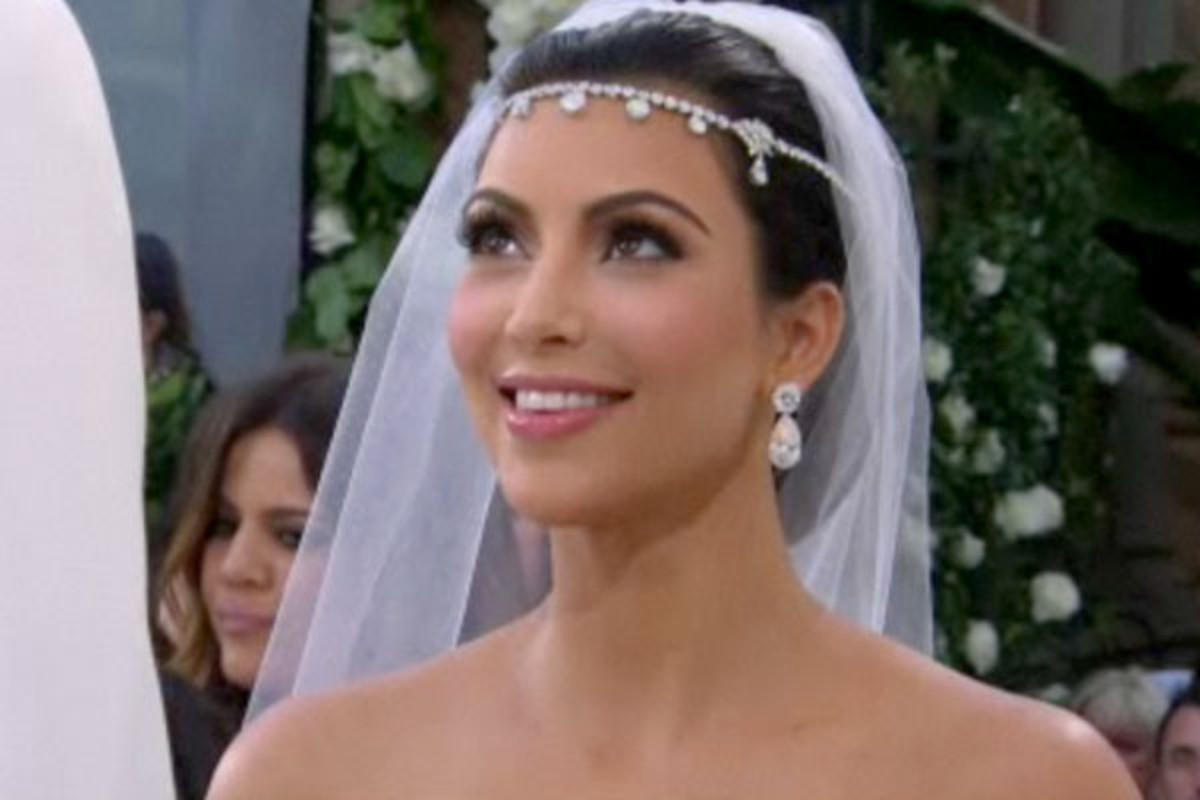 Kim K Wedding Makeup
 Let s Analyze Kim Kardashian s Wedding Hair and Makeup
