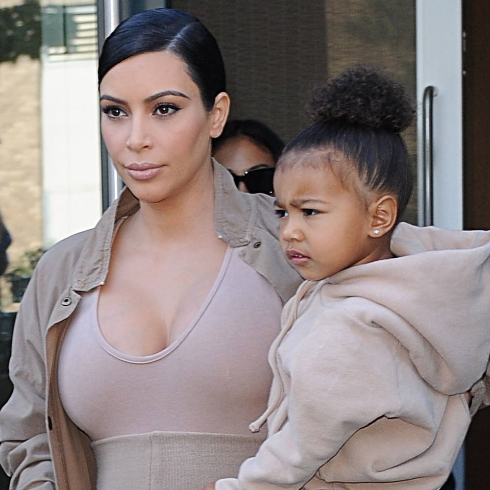 Kim.Kardashian Baby Hair
 Kim Kardashian Talks to North About Lasering f Her Baby