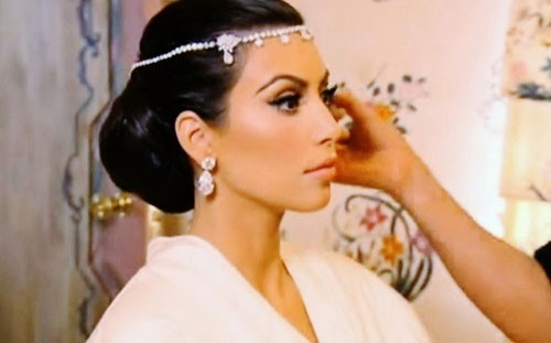 Kim Wedding Makeup
 Fashion Beauty Glamour Kim Kardashian s wedding makeup
