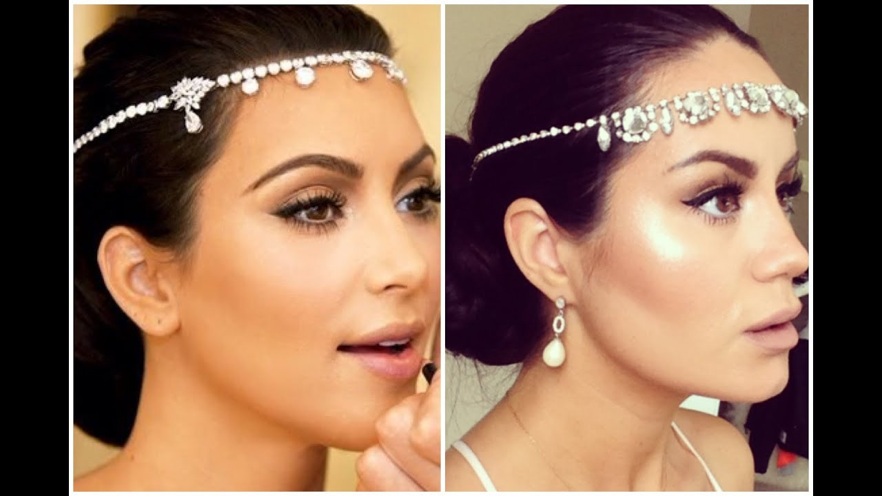 Kim Wedding Makeup
 Kim Kardashian Inspired Bridal Makeup Tutorial