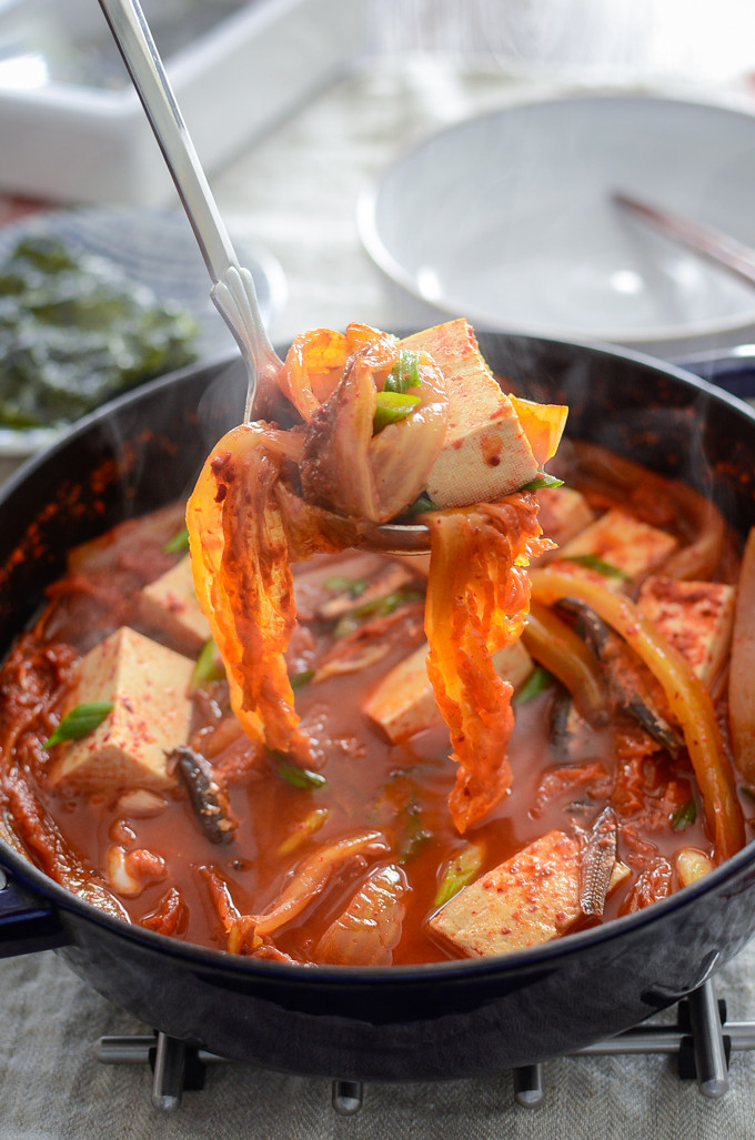 Kimchi Stew Recipes
 Anchovy Kimchi Stew Myulchi Kimchi Jjigae Beyond Kimchee