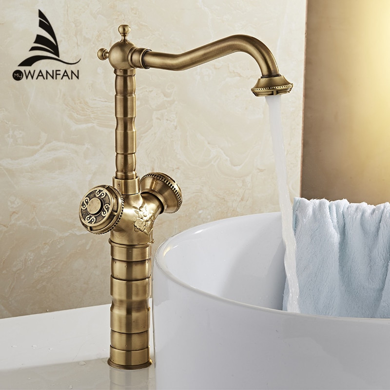 Kitchen And Bathroom Faucets
 Basin Faucets Antique Bronze Brass Kitchen Bathroom Sink