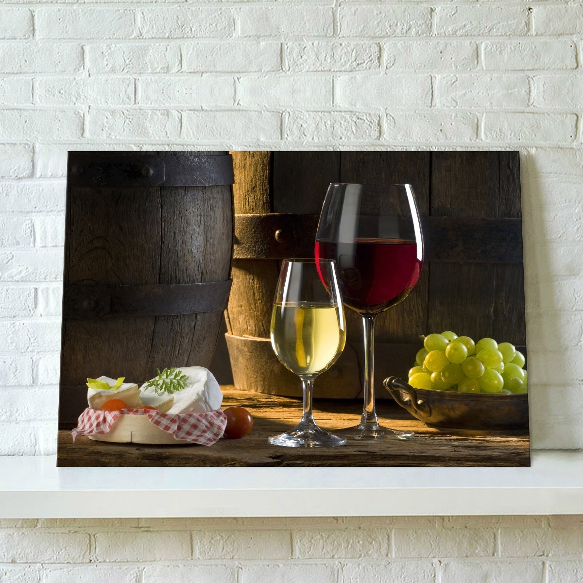 Kitchen Canvas Wall Art
 READY TO HANG Framed Canvas Prints Wall Art Painting Wine