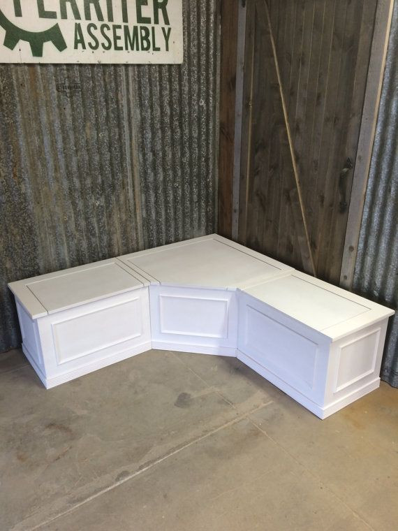 Kitchen Corner Bench With Storage
 Banquette Corner Bench Seat with Storage RAW or FINISHED