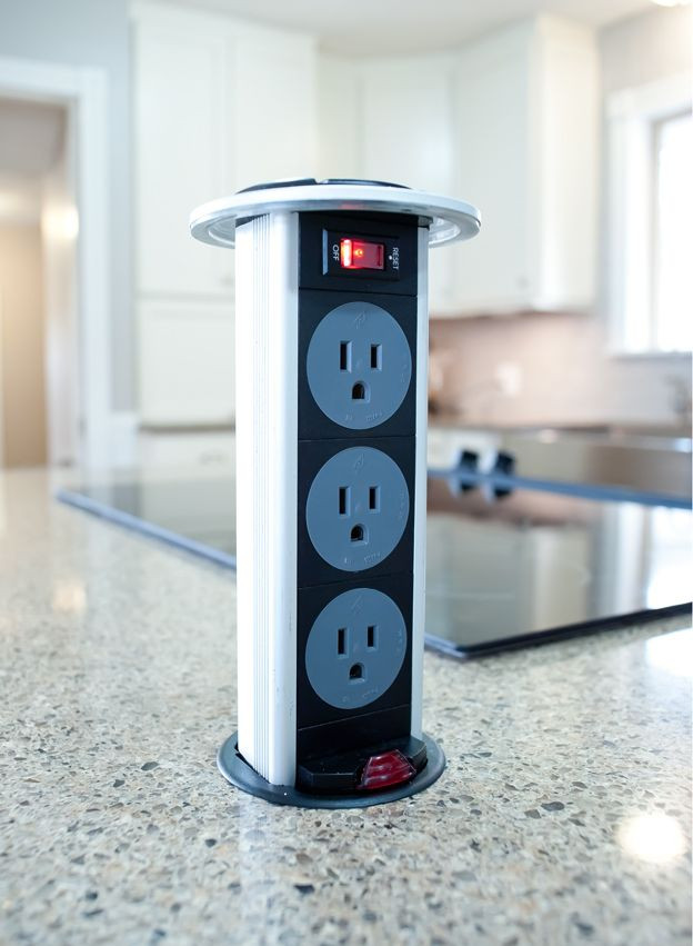 Kitchen Countertops Outlets
 electrical Popup outlet on kitchen island is it
