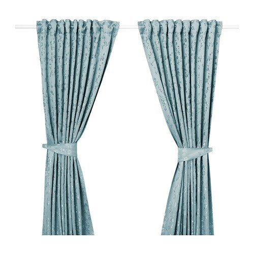 Kitchen Curtains Ikea
 LISABRITT Curtains with tie backs 1 pair IKEA