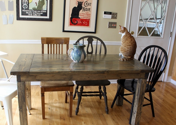 Kitchen Table Plans DIY
 DIY Farmhouse Table Tutorial