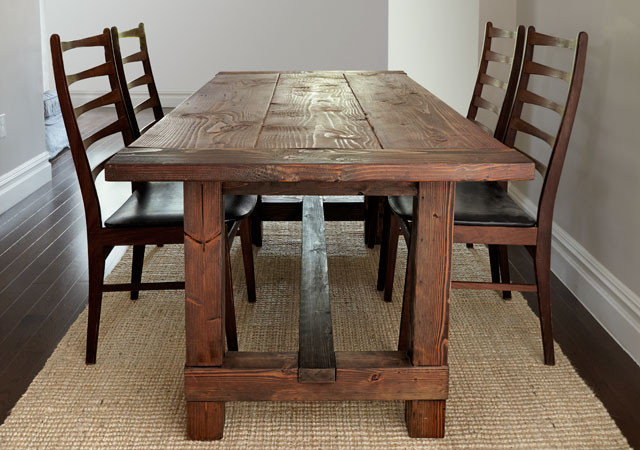 Kitchen Table Plans DIY
 Build This Rustic Farmhouse Table
