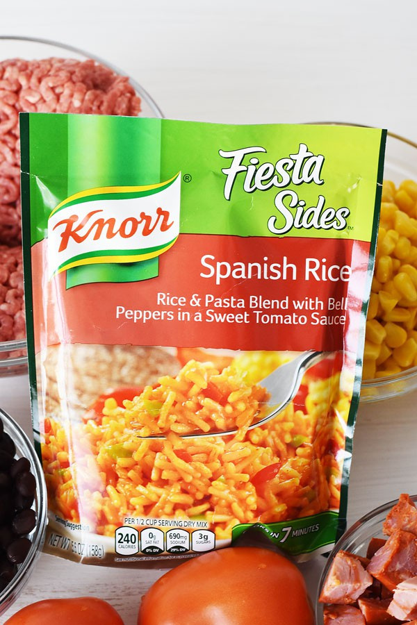 Knorr Spanish Rice
 Southwest Chipotle Chili Sangria Mocktail
