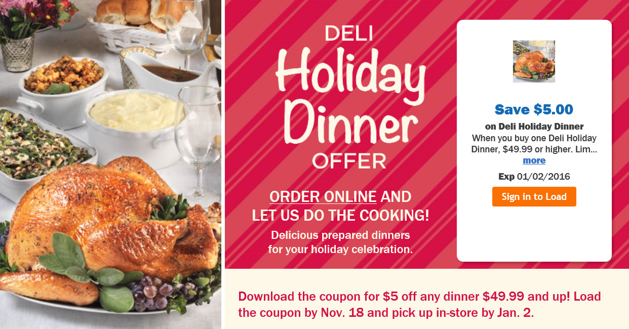 Kroger Holiday Dinners
 Best Turkey Price Roundup – ing Soon for 2017