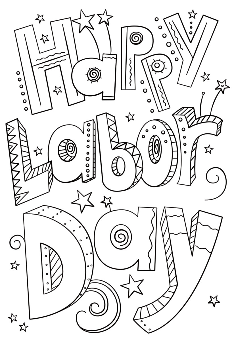 Elementary Labor Day Worksheets