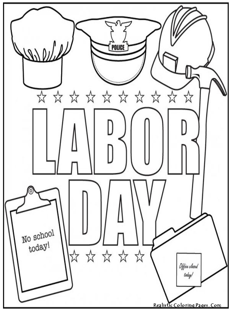 Labor Day Activities For Kindergarten
 Labor Day Coloring Pages for Kids Preschool and Kindergarten
