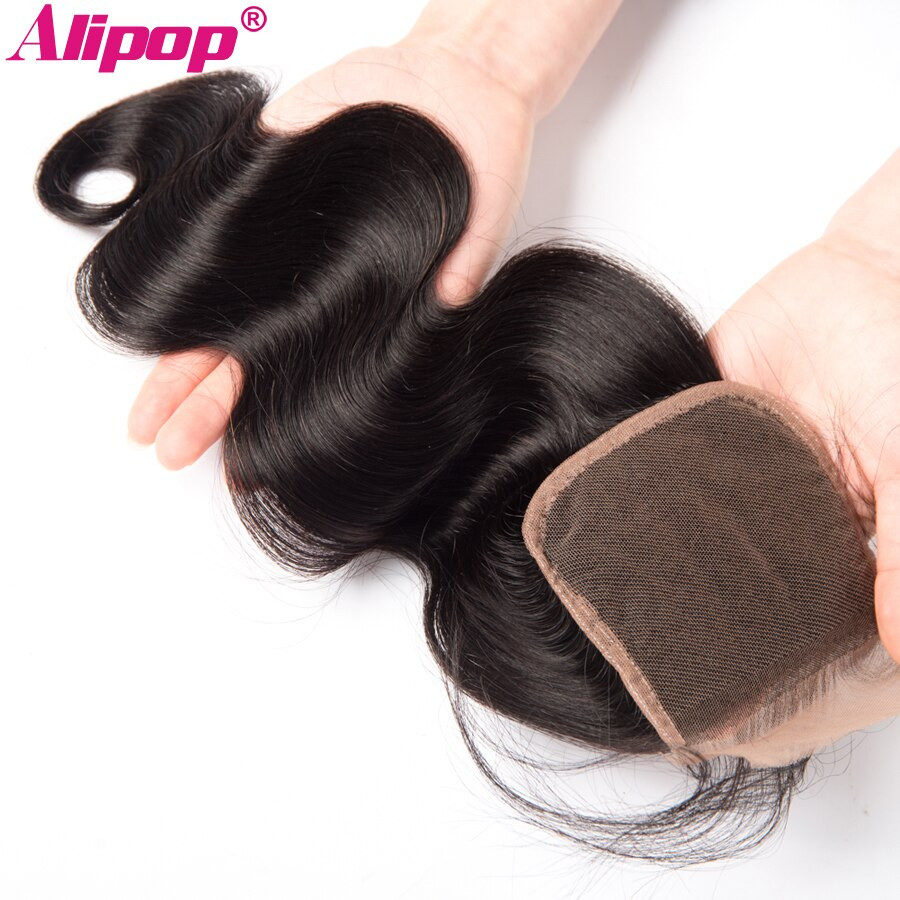 Lace Closure With Baby Hair
 ALIPOP Brazilian Body Wave Lace Closure With Baby Hair Non