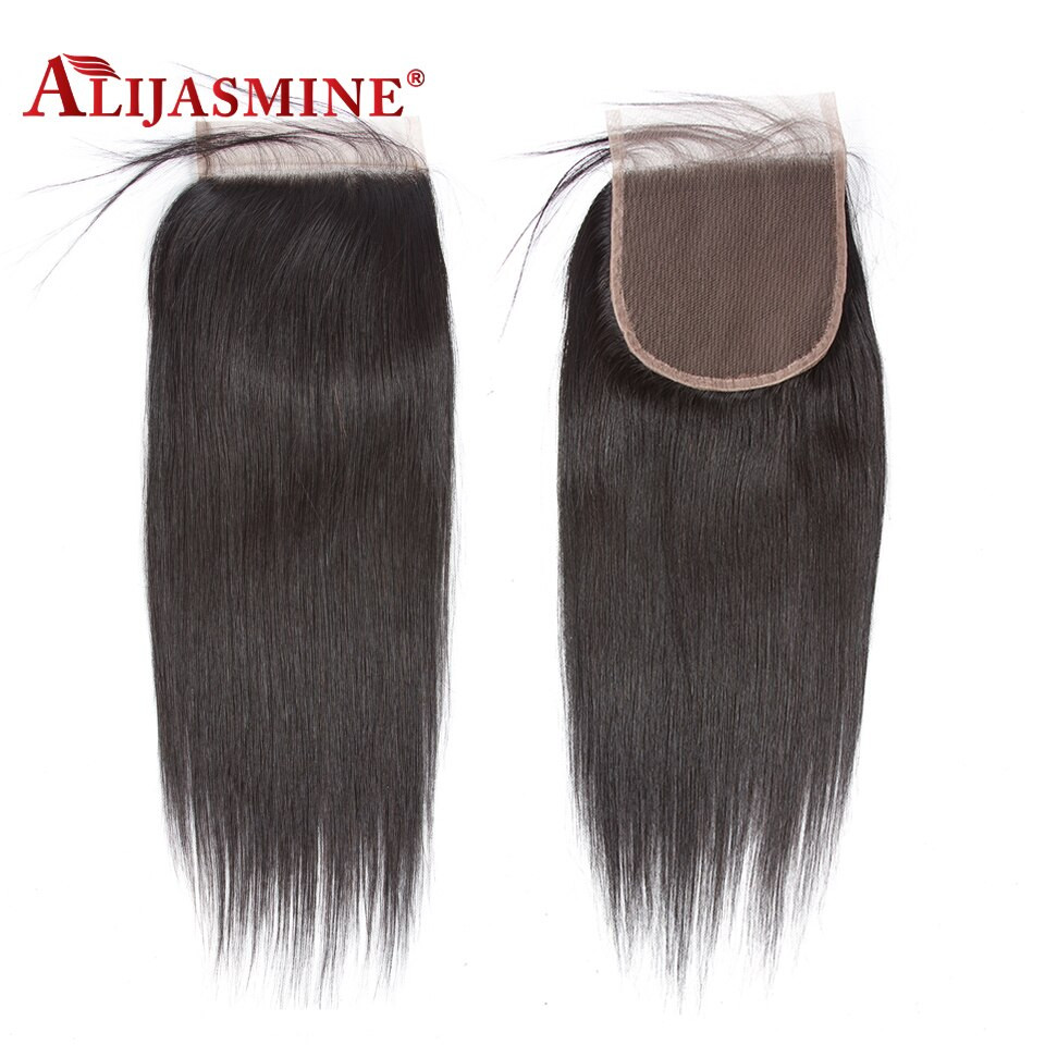 Lace Closure With Baby Hair
 Peruvian Straight Human Hair Lace Closure 5X5 Free Part
