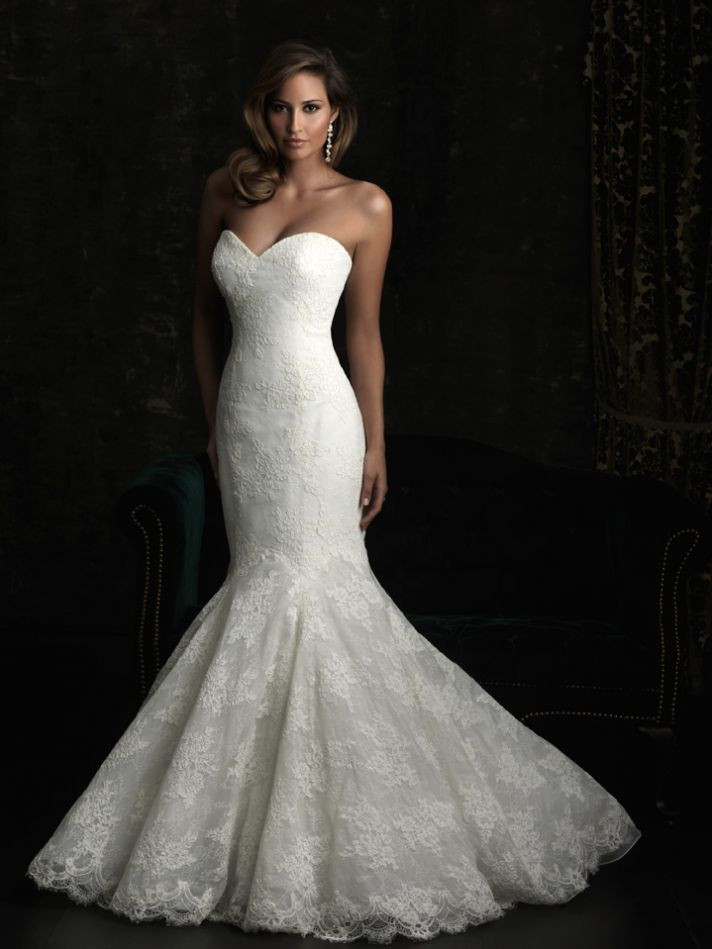 Lace Mermaid Wedding Dresses
 15 Wedding Gowns to Fall For from Allure Bridals