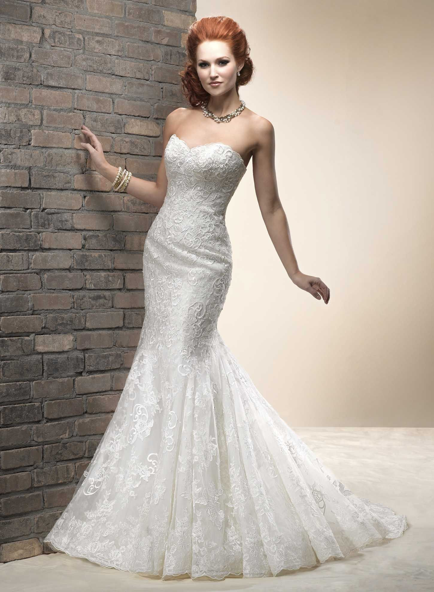 Lace Mermaid Wedding Dresses
 Show Your Beauty in Lace Wedding Dresses on Wedding