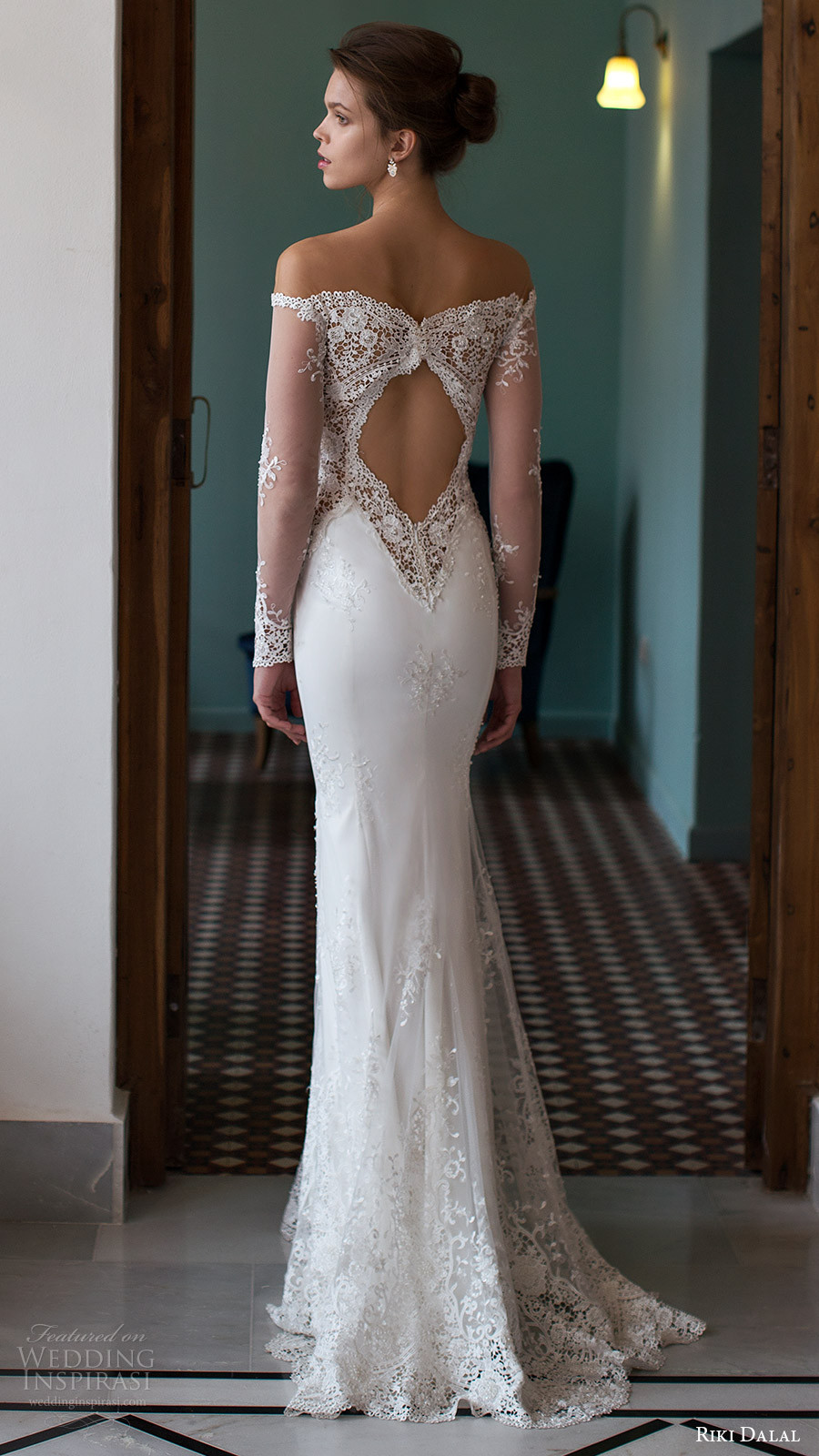 Lace Sheath Wedding Dress
 Riki Dalal 2016 Wedding Dresses — “Verona” Bridal