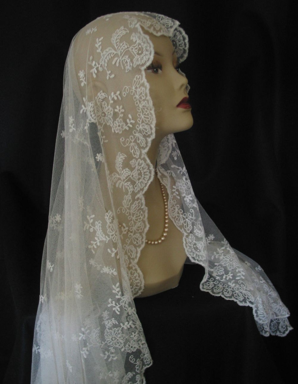 Lace Veil Wedding
 1915 Antique Lace Wedding Veil