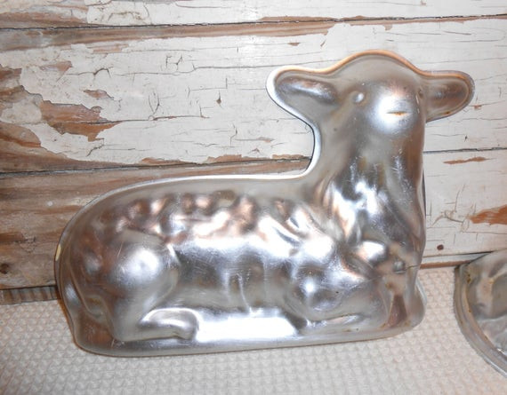 Lamb Cake Mold Recipe
 Vintage Easter Lamb Cake Mold Pan by TotallyVintage on Etsy