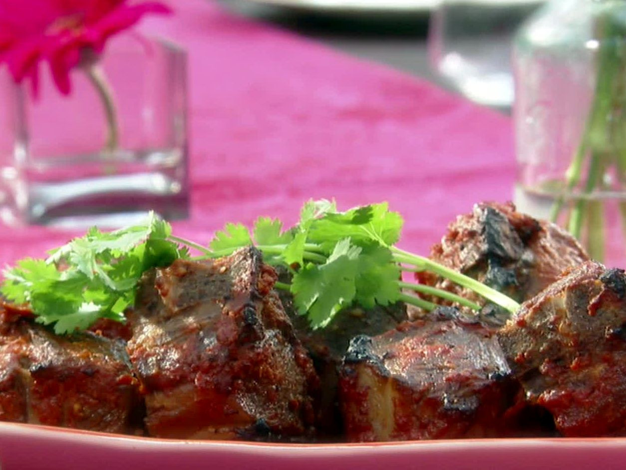 Lamb Side Dishes Food Network
 Spicy Sticky Lamb Chops Recipe