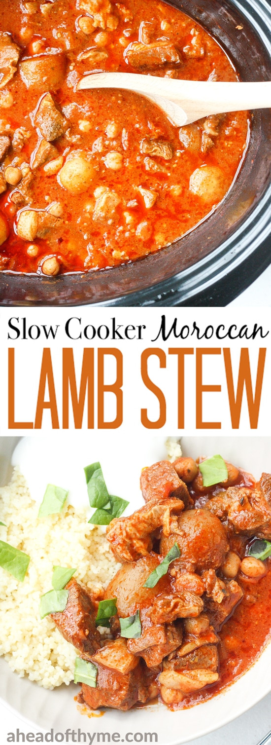 Lamb Stew Slow Cooker
 Slow Cooker Moroccan Lamb Stew