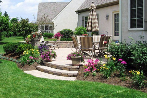 Landscape Around Patio Ideas
 cement patio with drop off Google Search