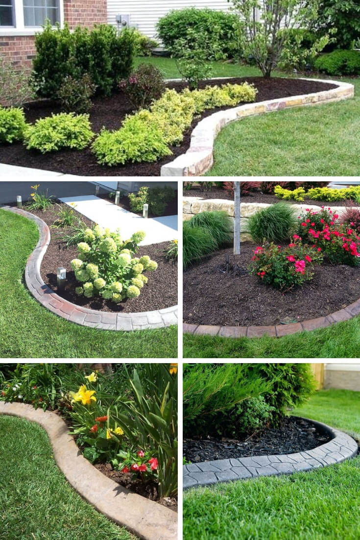 Landscape Edging Pavers
 21 Brilliant & Cheap Garden Edging Ideas With For 2020