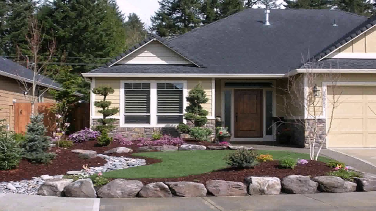 Landscape Ideas For Front Yard
 Small Front Yard Landscaping Ideas Rocks see description