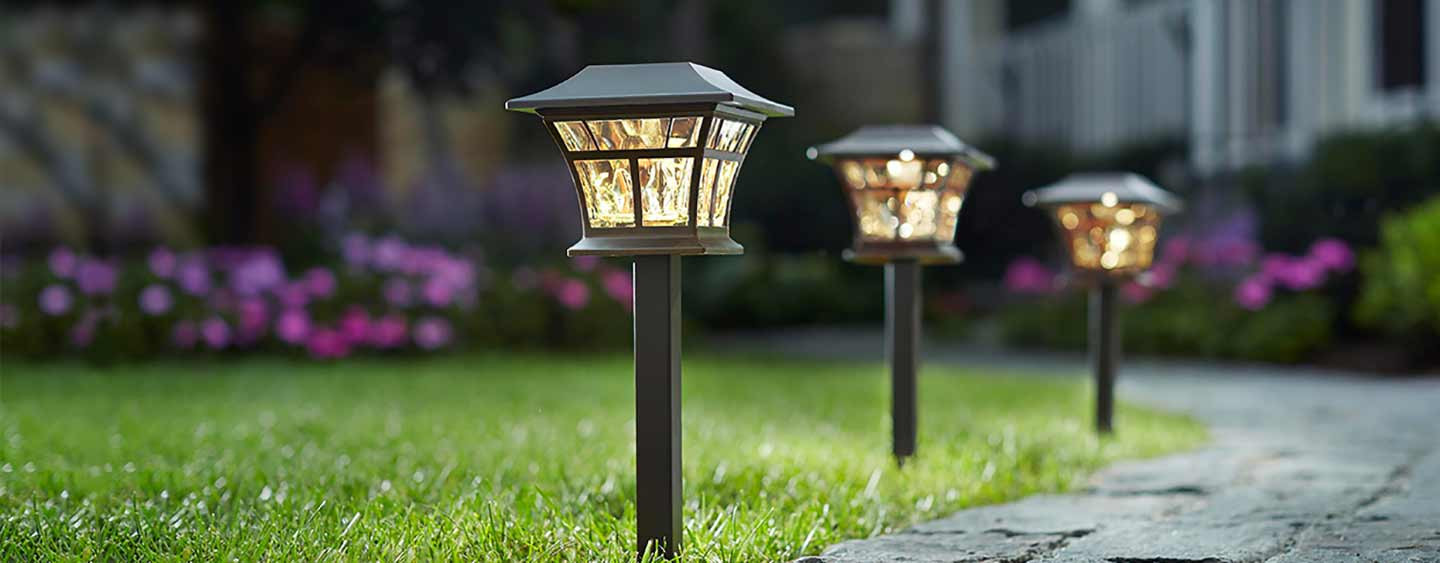 Landscape Lights Home Depot
 Lighting Stunning Outdoor Lighting Feature By Using Solar