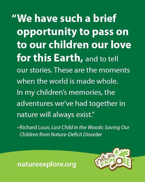 Last Child In The Woods Quotes
 Love Richard Louv Great quote from someone who deeply