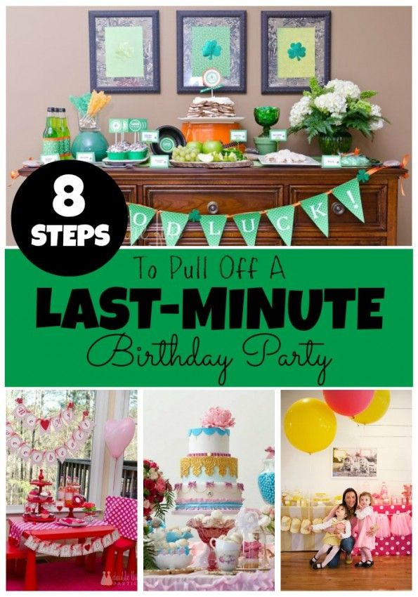 Last Minute Birthday Gift Ideas
 Did You Wait Too Long to Plan Your Child s Birthday Party