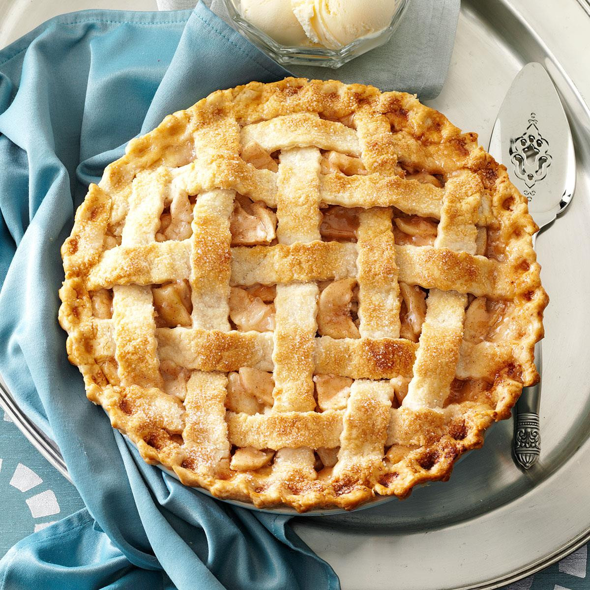Lattice Top Apple Pie
 Lattice Topped Apple Pie Recipe