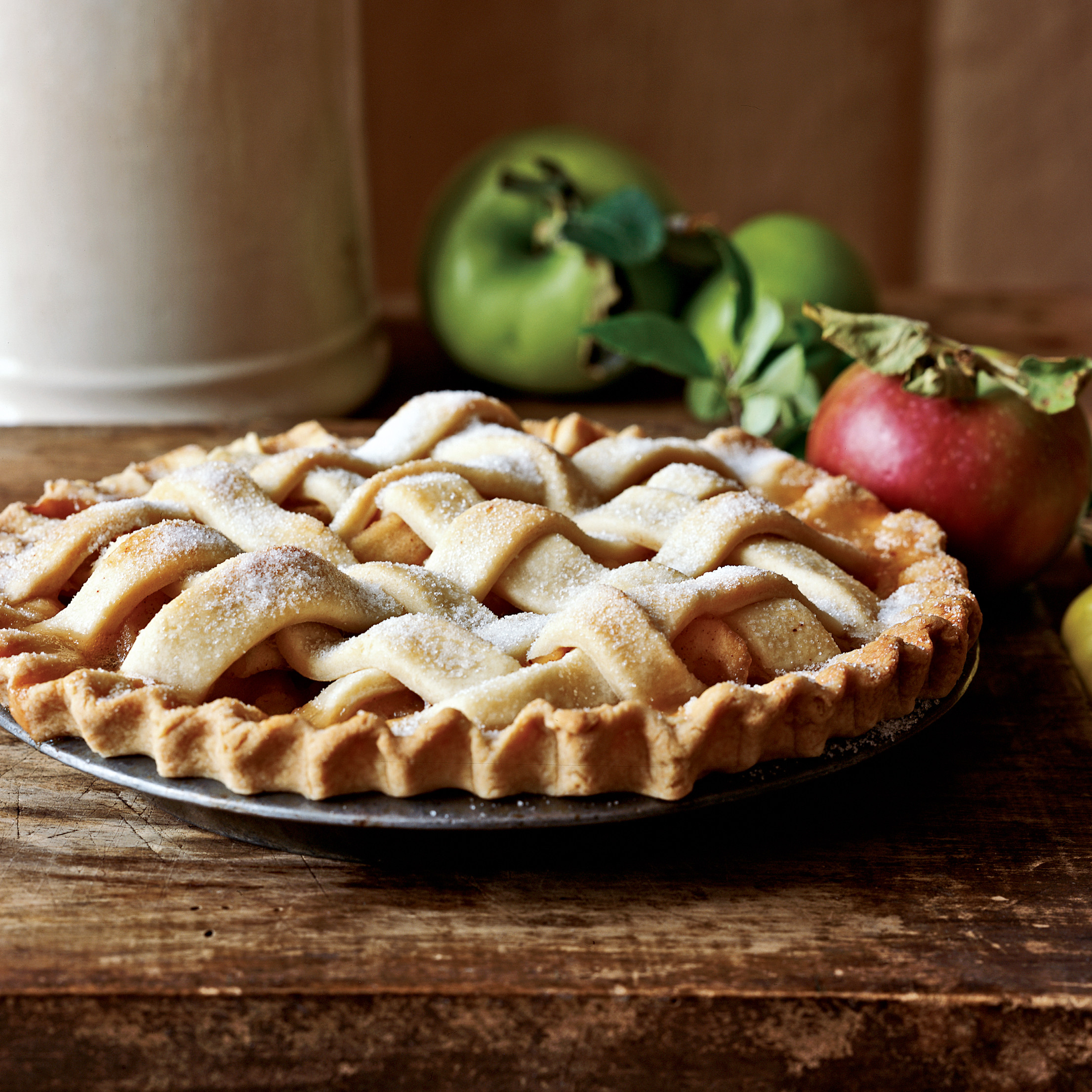 Lattice Top Apple Pie
 Lattice Topped Apple Pie Recipe Greg Patent