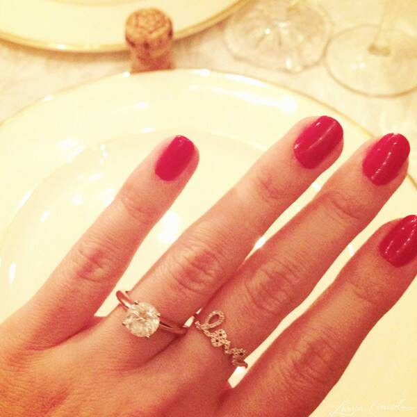 Lauren Conrad Wedding Ring
 Lauren Conrad Is Engaged to William Tell—See the Ring