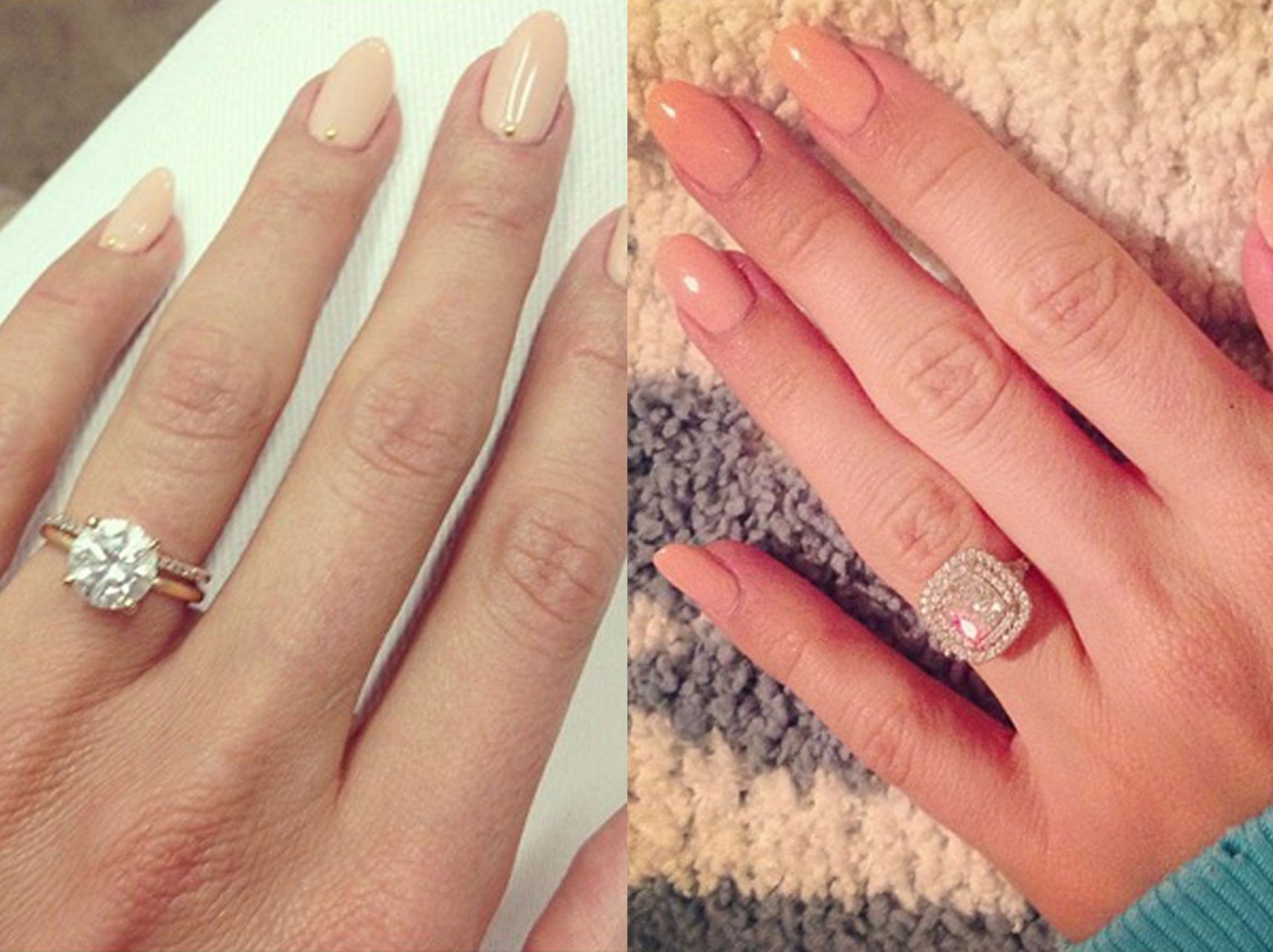 Lauren Conrad Wedding Ring
 The perfect manicure for engagement ring photos