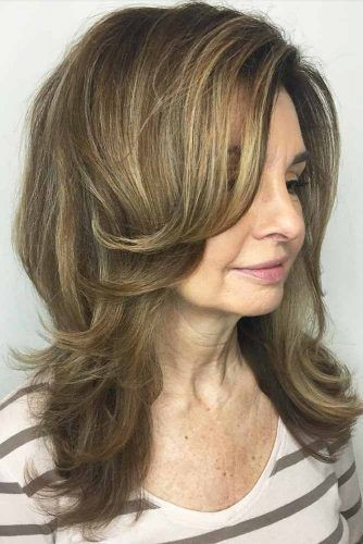Layered Haircuts Long Hair Illustration
 80 Hot Hairstyles For Women Over 50