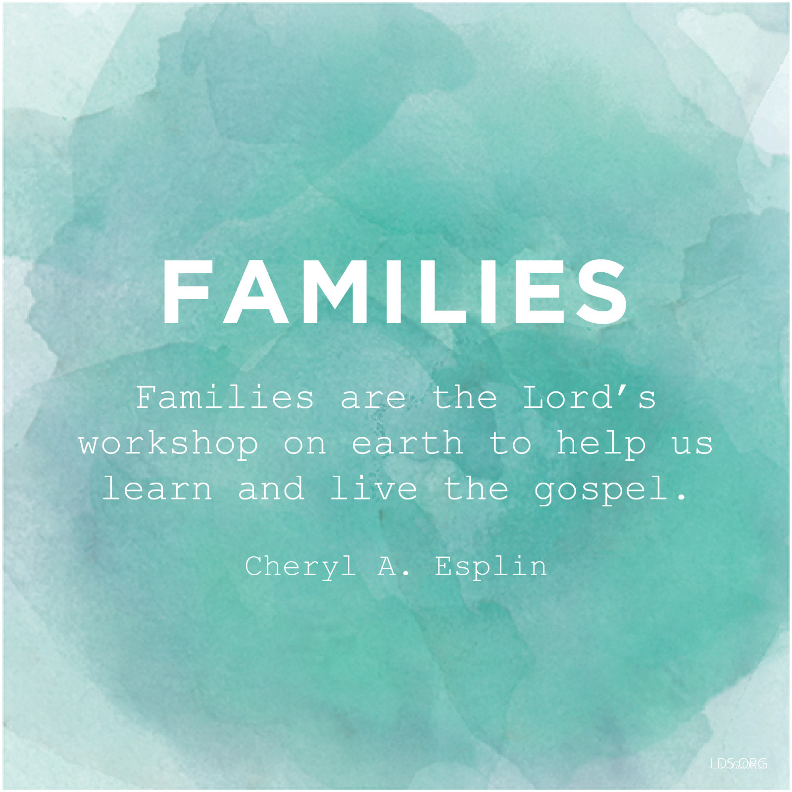 Lds Family Quotes
 Families