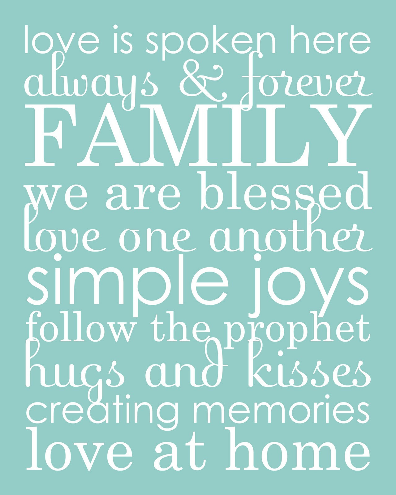 Lds Family Quotes
 Family Quotes Lds Printables QuotesGram