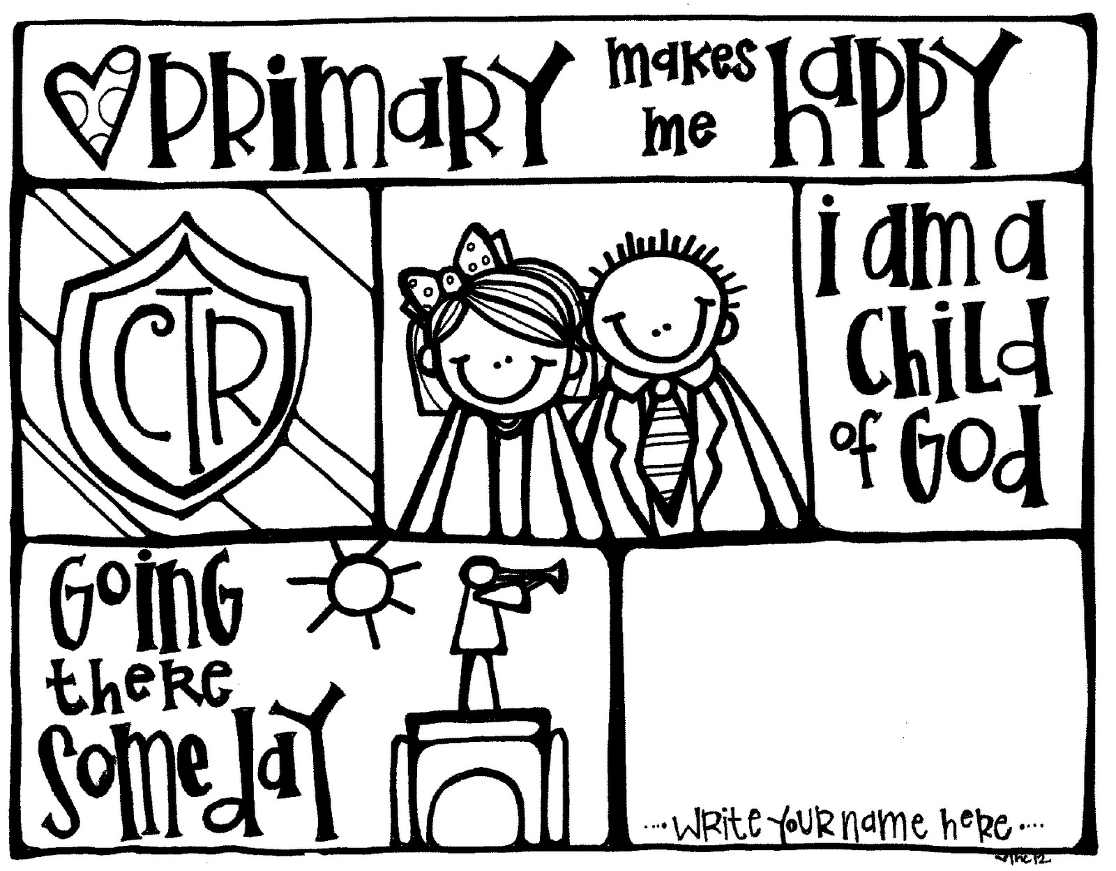 Lds Printable Coloring Pages
 Melonheadz LDS illustrating March 2012