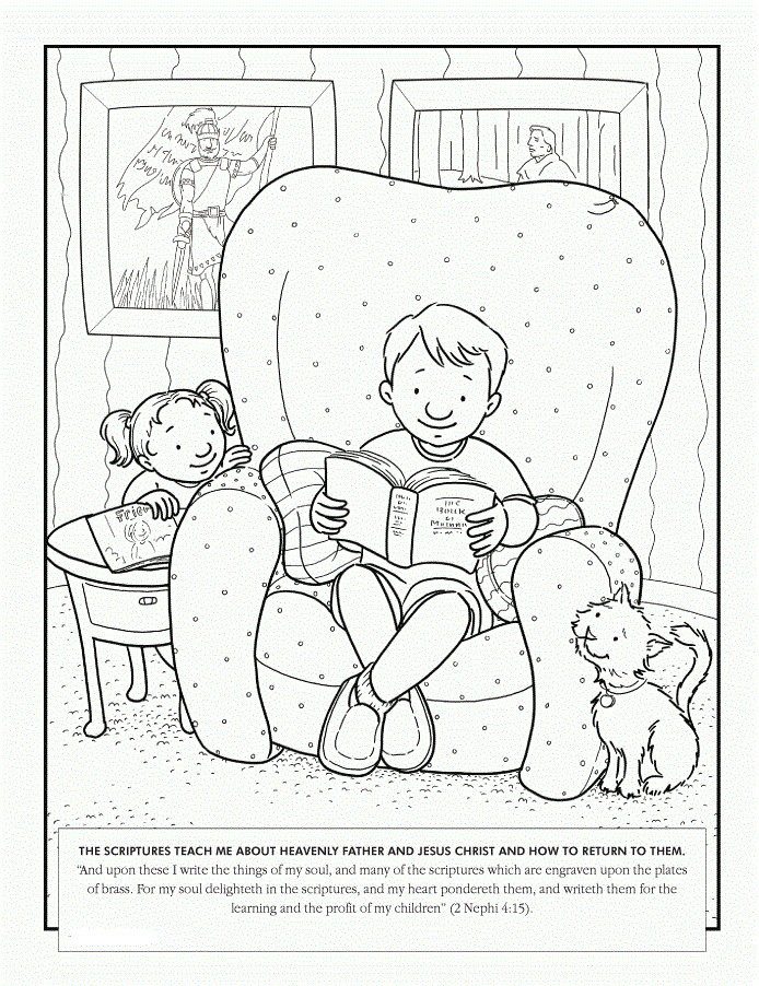 Lds Printable Coloring Pages
 Lds Sharing Time Heavenly Father Has A Plan For Me
