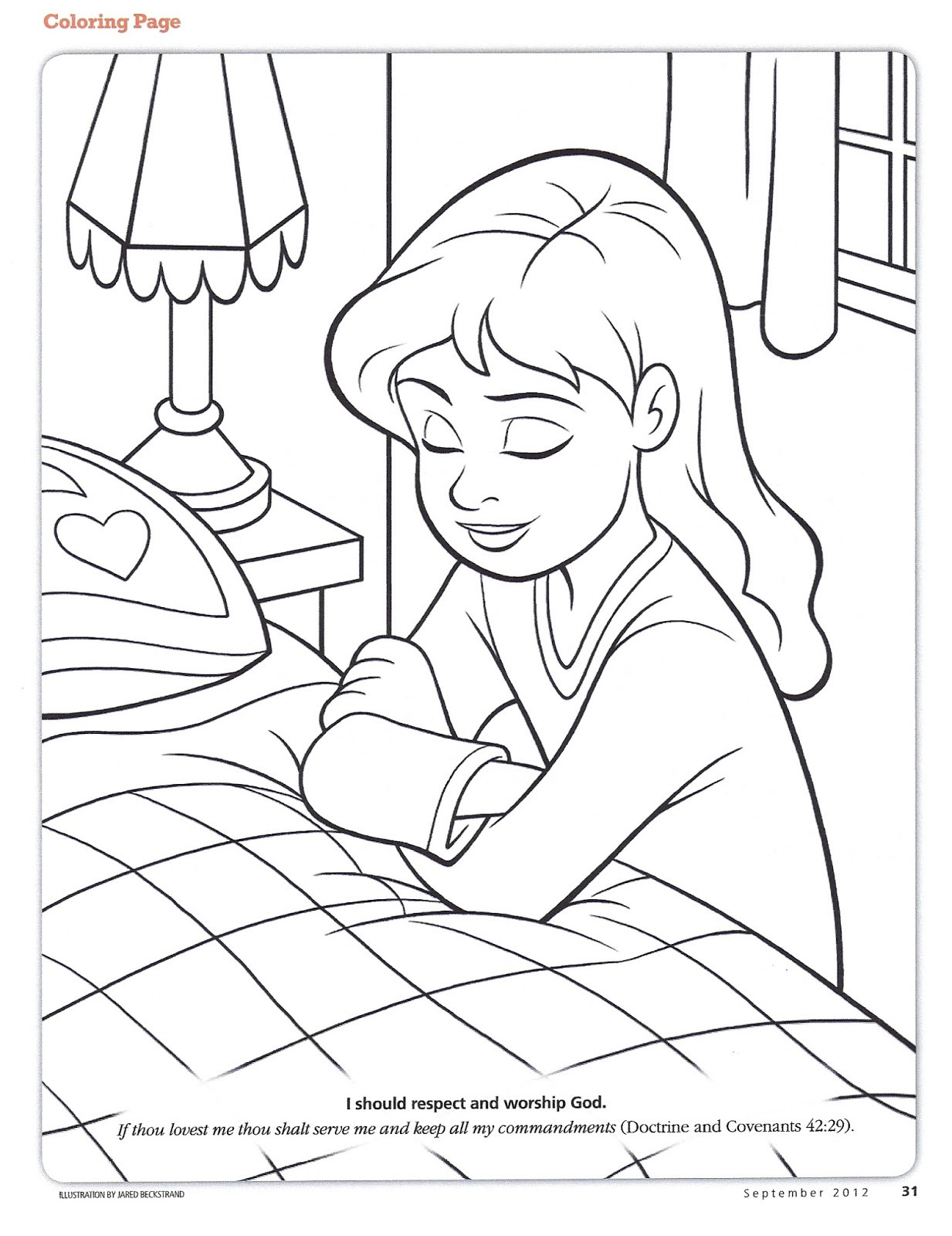 Lds Printable Coloring Pages
 Happy Clean Living Primary 3 Lesson 19