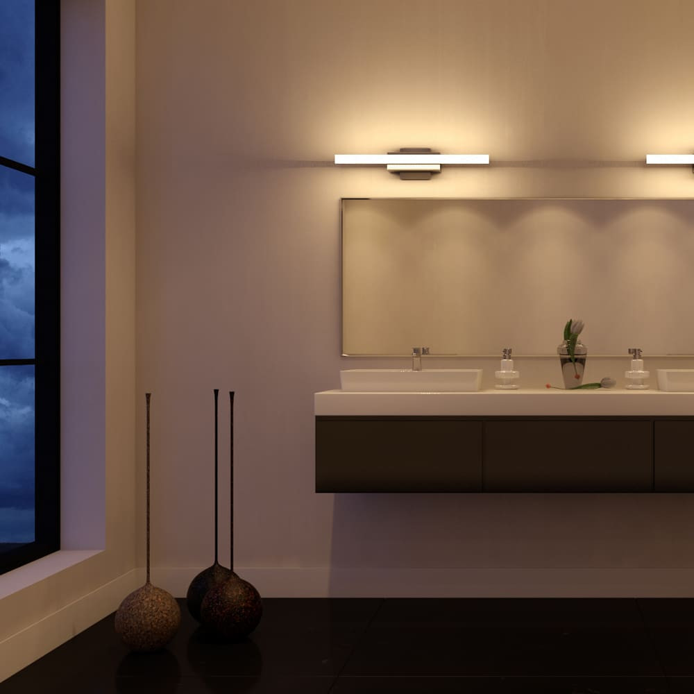 Led Bathroom Light Fixture
 Procyon VMW AL 23" LED Bathroom Light Vanity Light