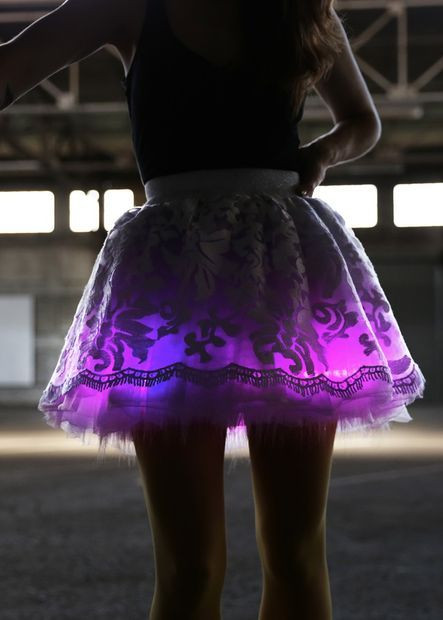 Led Costume DIY
 Day to Night Light Skirt