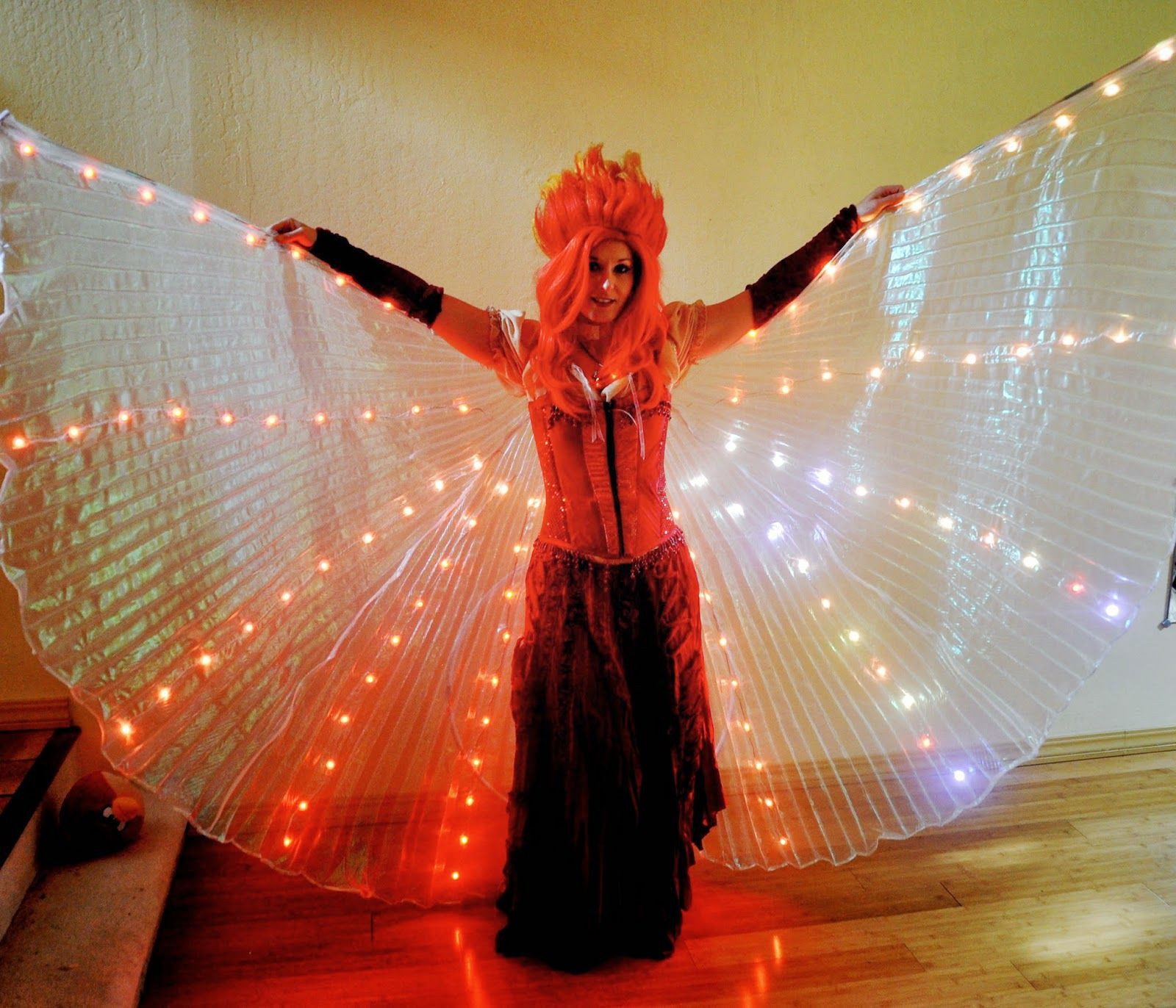 Led Costume DIY
 DIY Fire Pixie Fashion LED Isis Wings Arduino