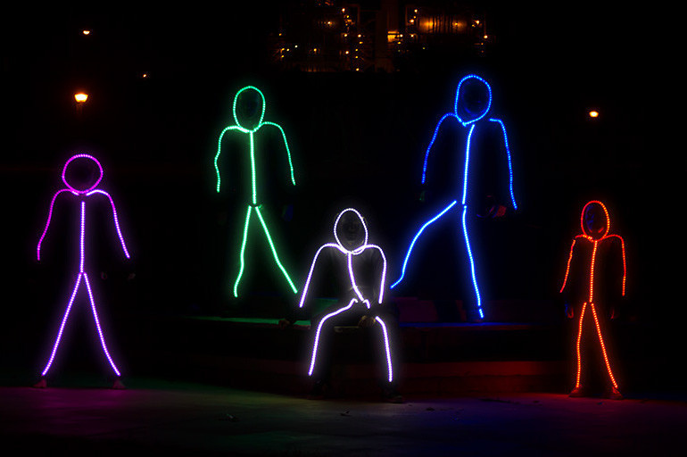 Led Costume DIY
 Coolest Stick Figure Costume Simply Real Moms