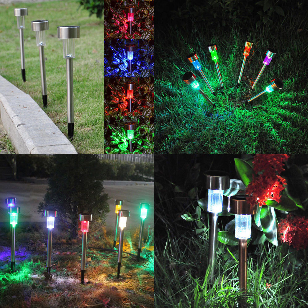 Led Outdoor Landscape Lighting
 10X Color Changing Outdoor Garden LED Solar Powered