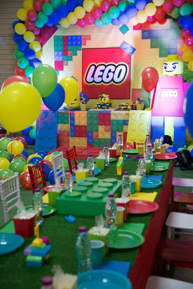 Lego Birthday Decorations
 Legos Birthday Party Ideas 1 of 49