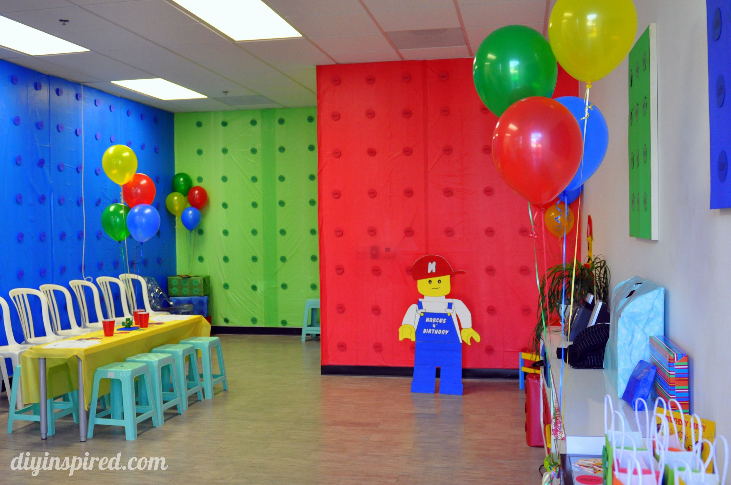 Lego Birthday Decorations
 Lego Birthday Party DIY Inspired