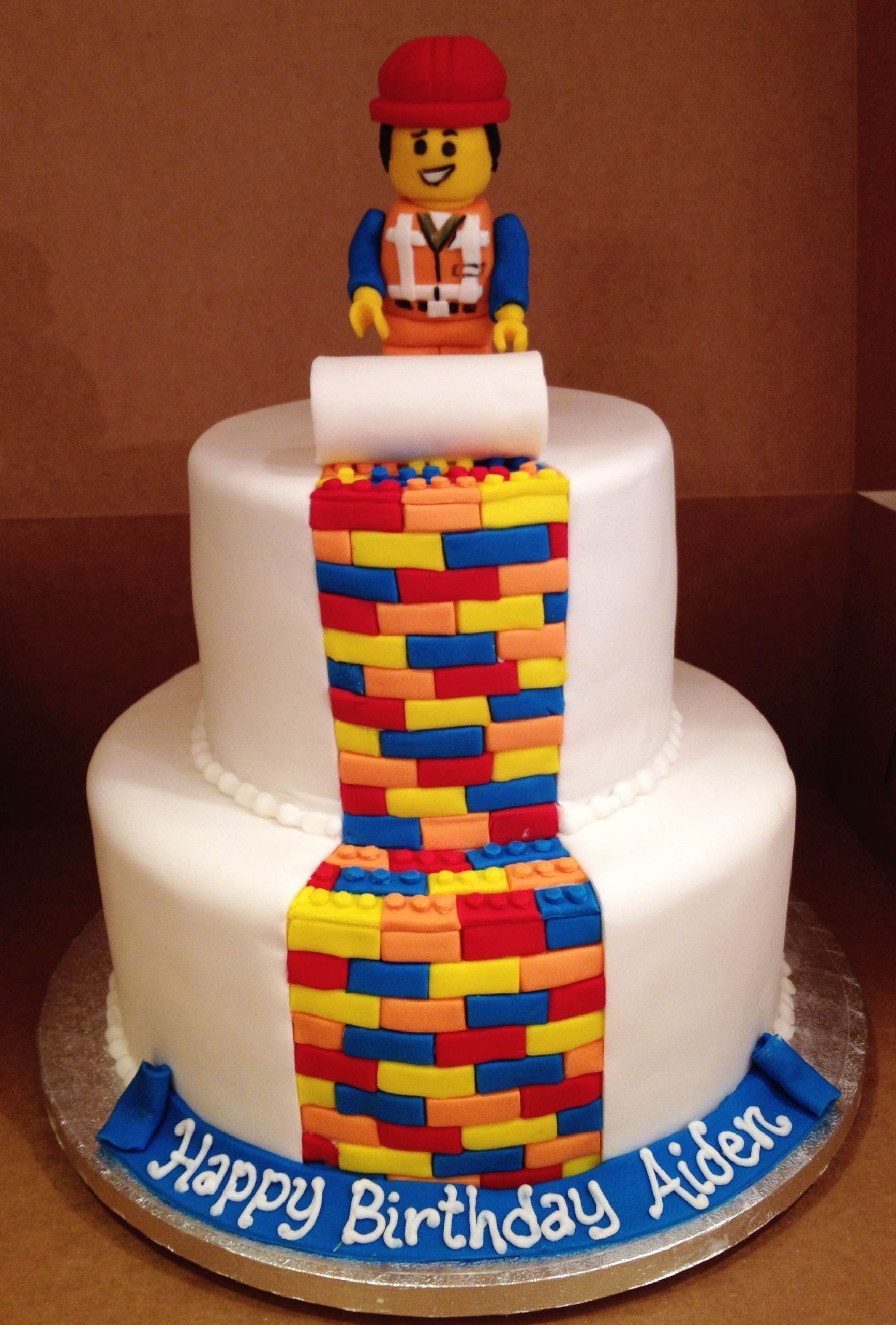 Lego Movie Birthday Cake
 Lego Movie Themed Custom Birthday Cake