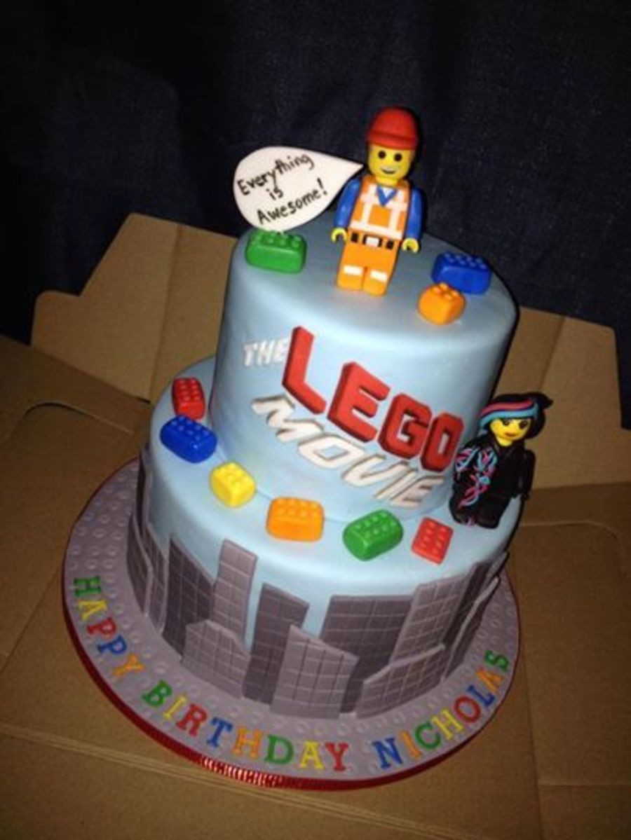 Lego Movie Birthday Cake
 Lego Movie Cake Everything Hand Made And Edible
